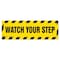 Signmission Watch Your Step 2 18in Non-Slip Floor Marker, 16" x 16", FD-2-R-16-99820 FD-2-R-16-99820 - alternate 1